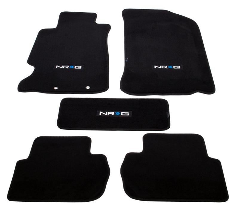 NRG Floor Mats - 02-06 Acura RSX (NRG Logo) - 5pc. - Corvette Realm