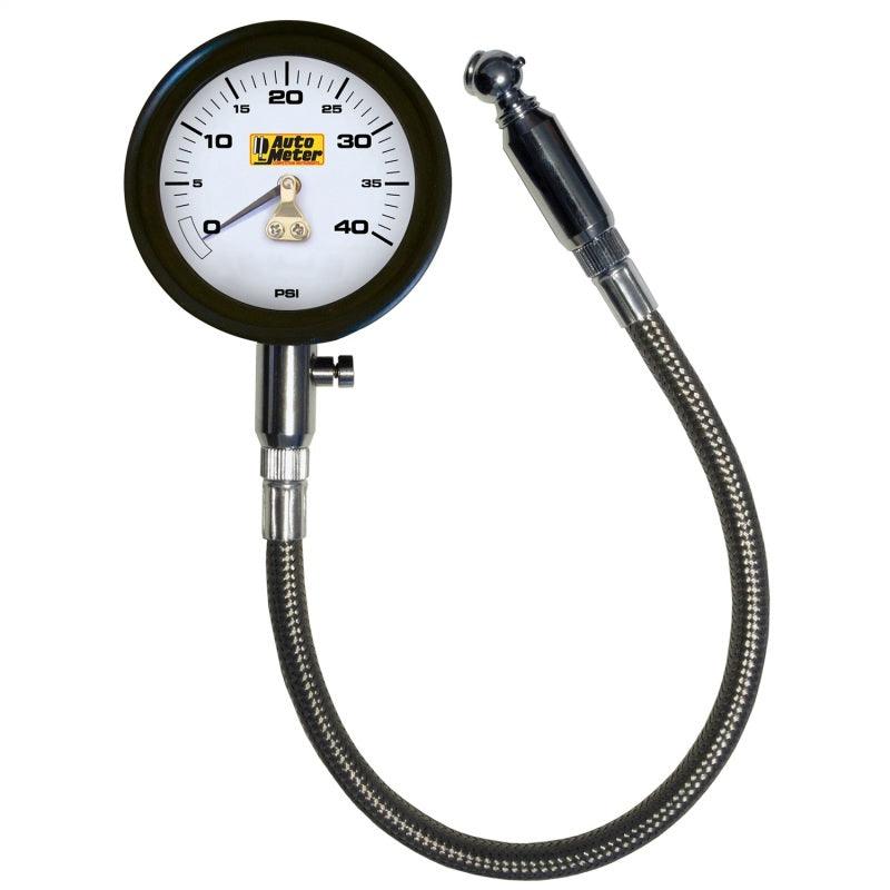 Autometer NASCAR Performance 40PSI Lo-Pressure Tire Pressure Gauge - Corvette Realm