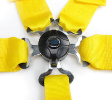 Load image into Gallery viewer, NRG 5PT 3in. Seat Belt Harness / Cam Lock - Yellow - Corvette Realm