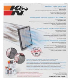K&N 2010-2015 Chevrolet Camaro 3.6L V6 / 2010-2015 Chevrolet Camaro SS 6.2L V8 Cabin Air Filter - Corvette Realm