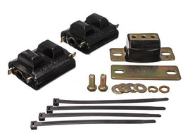 Energy Suspension 73-92 Chevrolet Camaro Black Motor and Transmision Mounts; Zinc Finish - Corvette Realm