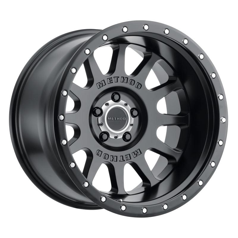 Method MR605 NV 20x10 -24mm Offset 5x5 71.5mm CB Matte Black Wheel - Corvette Realm