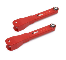 BMR 10-15 5th Gen Camaro Rear Non-Adj. Trailing Arms w/ Spherical Bearings - Red - Corvette Realm