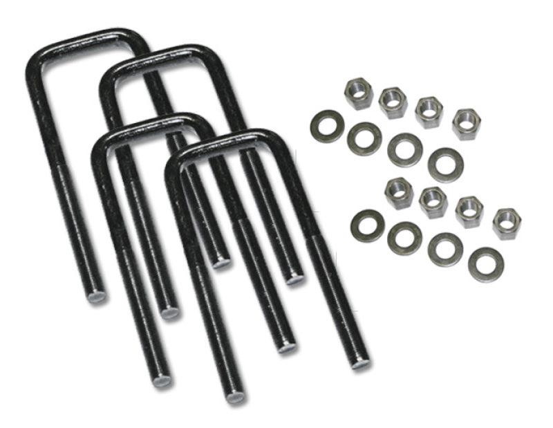 Superlift U-Bolt 4 Pack 5/8x3-1/4x16 Square w/ Hardware - Corvette Realm