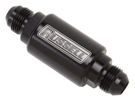 Russell Performance Black Anodized (3in Length 1-1/4in dia. -6 male inlet/outlet) - Corvette Realm