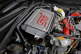 Perrin 02-07 Subaru Impreza (WRX/STi/RS/2.5i) / 04-08 Forester Front Strut Brace - Neon Yellow - Corvette Realm