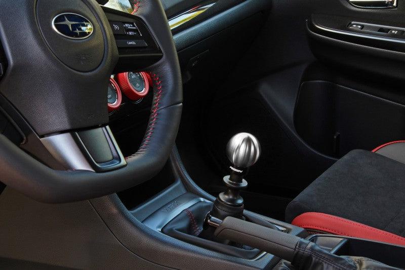 Perrin 15-22 Subaru WRX 2.0in. SS Ball Shift Knob (w/Rattle Fix) - Brushed - Corvette Realm