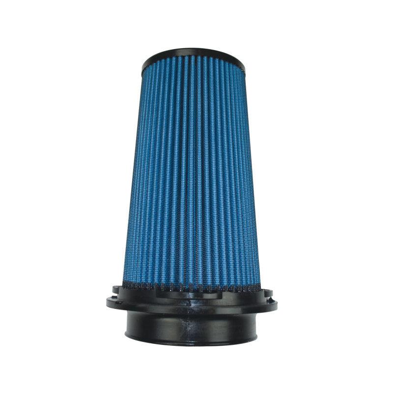 Injen NanoWeb Dry Air Filter- 4in Flange ID 6in Twist Lock Base 8.8in Media Height 4in Top - Corvette Realm