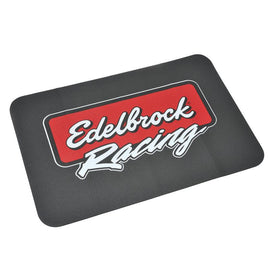 Edelbrock Racing Fender Cover - PVC Foam Mat - 2 Color Printed Edelbrock Racing Logo - Corvette Realm