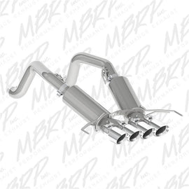 MBRP 14-19 Chevy Corvette V8 6.2L 3in T304 Dual Cat Back w/ 4in Quad Dual Wall Tips - Corvette Realm