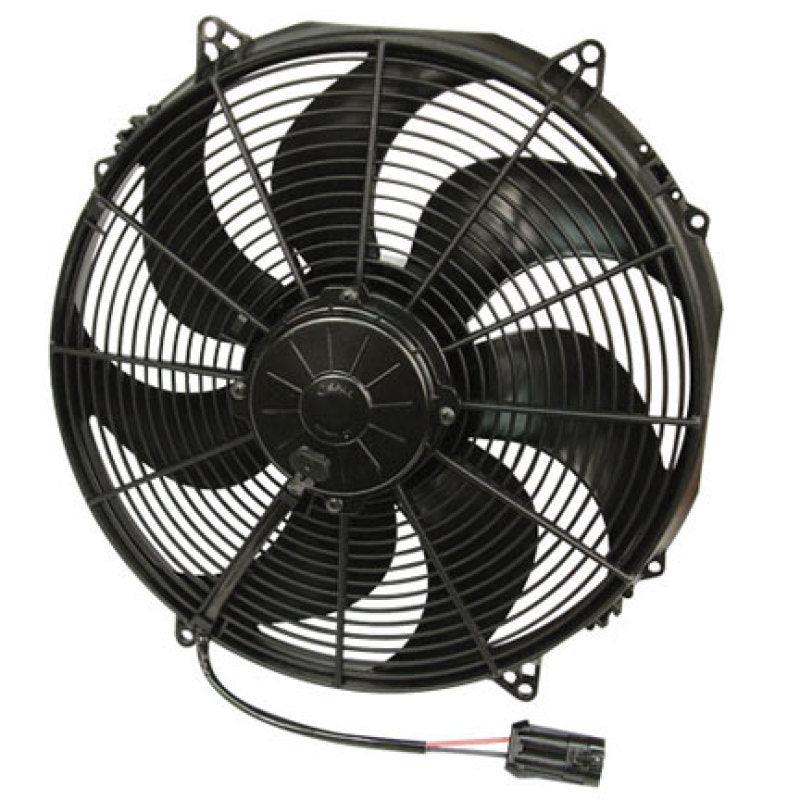 SPAL 1953 CFM 16in High Output (H.O.) Fan - Pull (VA33-AP91/LL-65A) - Corvette Realm