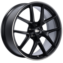 Load image into Gallery viewer, BBS CI-R 19x9 5x112 ET42 Satin Black Polished Rim Protector Wheel -82mm PFS/Clip Required - Corvette Realm