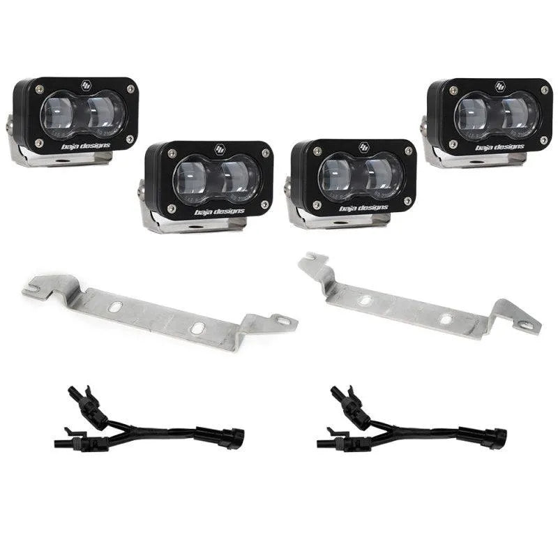 Baja Designs 2022+ Toyota Tundra S2 SAE OEM Fog Light Replacement Kit - Clear - Corvette Realm