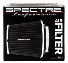 Load image into Gallery viewer, Spectre Adjustable Conical Air Filter 5-1/2in. Tall (Fits 3in. / 3-1/2in. / 4in. Tubes) - Black - Corvette Realm