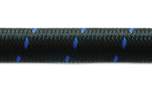 Load image into Gallery viewer, Vibrant -10 AN Two-Tone Black/Blue Nylon Braided Flex Hose (2 foot roll) - Corvette Realm