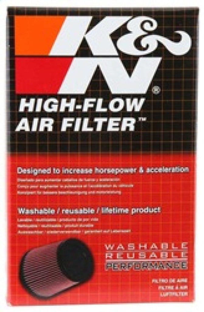 K&N Filter Universal Rubber Filter 2-9/16in Flange, 4-1/2in OD-B, 4-5/16in OD-T, 5 inch Height - Corvette Realm