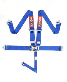 RaceQuip Blue L & L 5pt Seat Belt - Corvette Realm