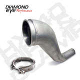 Diamond Eye KIT 4in DWNP HX40 TURBO-DIRECT FLANGE W/ V-Band CLAMP AL DODGE 94-02