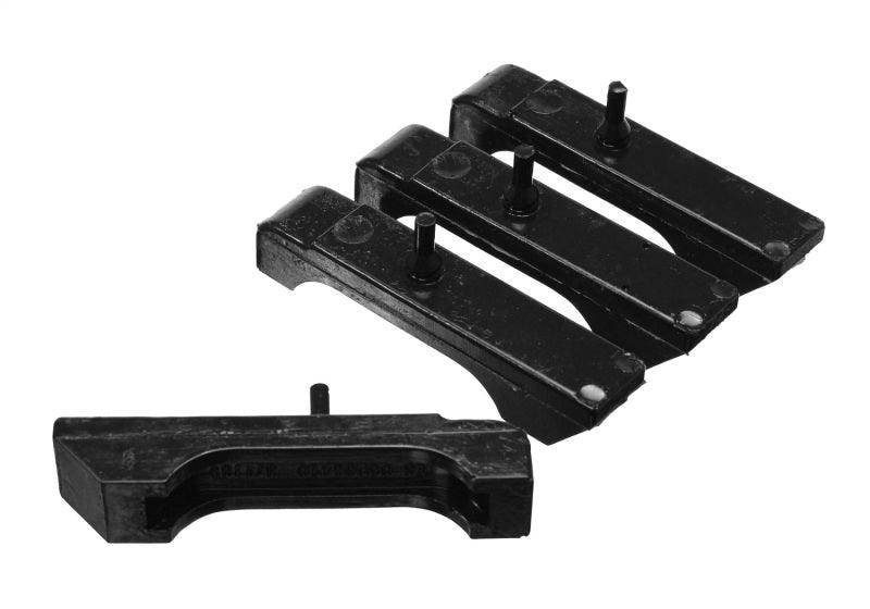 Energy Suspension GM SBC Black Radiator Isolator Pad Set - 3 Row - Corvette Realm