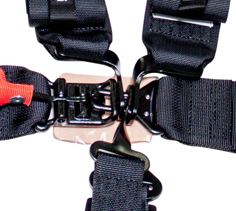 NRG SFI 16.1 5PT 3in. Seat Belt Harness / Latch Link - Black - Corvette Realm