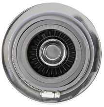 Load image into Gallery viewer, K&amp;N Universal Filter Chrome Round Tapered White - 4in Flange ID x 1.125in Flange Length x 5.5in H - Corvette Realm