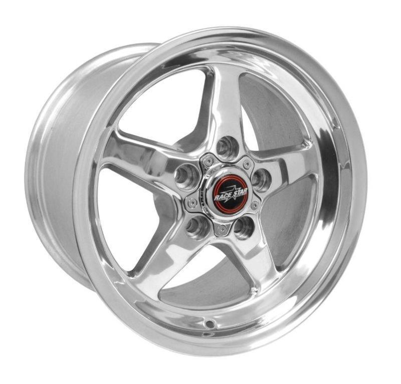 Race Star 92 Drag Star 15x10.00 5x4.75bc 7.25bs Direct Drill Polished Wheel - Corvette Realm