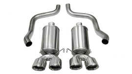 Corsa 05-08 Chevrolet Corvette C6 6.0L V8 Polished Xtreme Axle-Back Exhaust - Corvette Realm