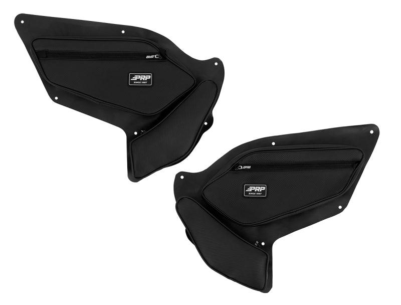 PRP Polaris RZR PRO XP/PRO R/Turbo R Front Door Bags with Knee Pad (Pair) - Corvette Realm