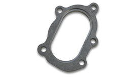 Vibrant GT25R / GT28R Discharge Flange with Oval Outlet (5 Bolt) Mild Steel 1/2in Thick - Corvette Realm