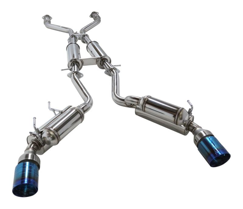 HKS 09+ 370z Dual Hi-Power Titanium Tip Catback Exhaust (requires removal of emissions canister shie - Corvette Realm