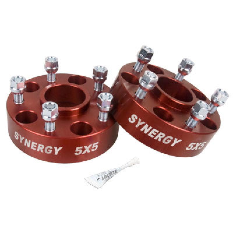 Synergy Jeep Hub Centric Wheel Spacers 5x5-1.75in Width 1/2-20 UNF Stud Size - Corvette Realm