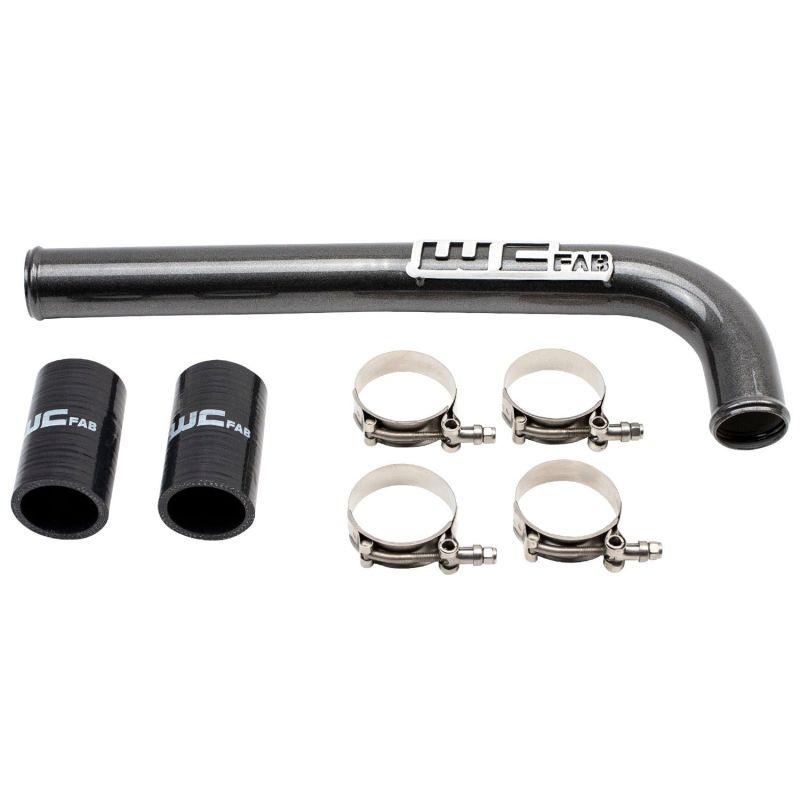 Wehrli 10-18 Dodge 6.7L Cummins (Non 13-15 w/Dual Rads/Twin CP3) Upper Coolant Pipe - WCFab Red - Corvette Realm