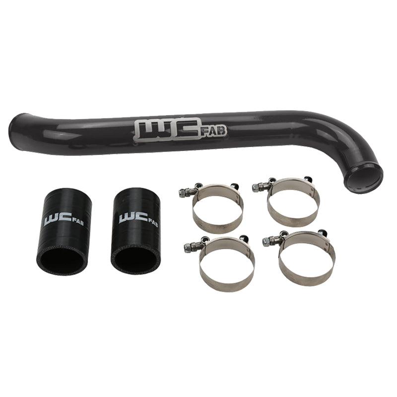 Wehrli 17-19 Chevrolet 6.6L L5P Duramax Upper Coolant Pipe - Gloss Black - Corvette Realm