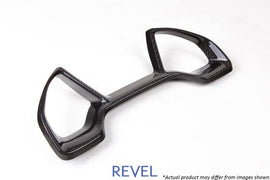 Revel GT Dry Carbon Dash Cluster Cover 16-18 Honda Civic - 1 Piece - Corvette Realm