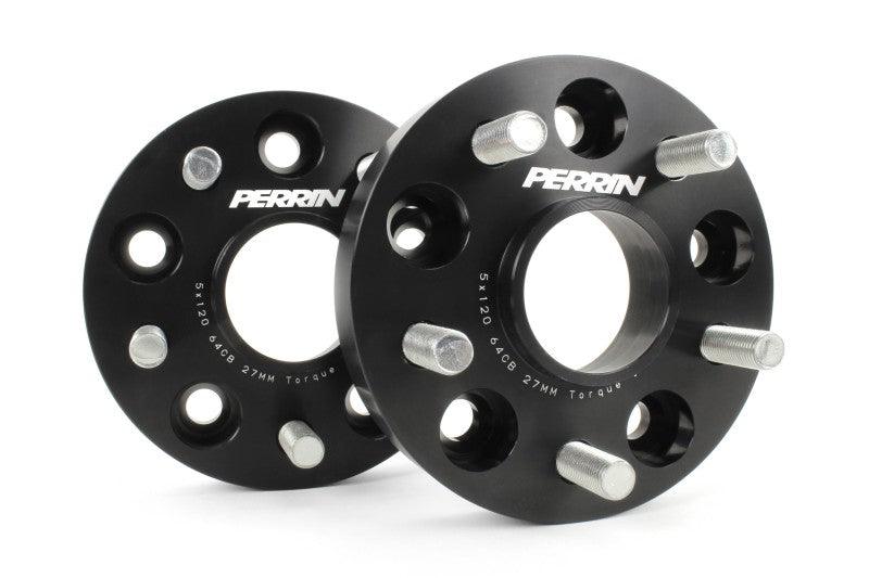 Perrin 17-18 Honda Civic Type R 64.1mm Hub 5x120 27mm Wheel Spacers (One Pair) - Corvette Realm