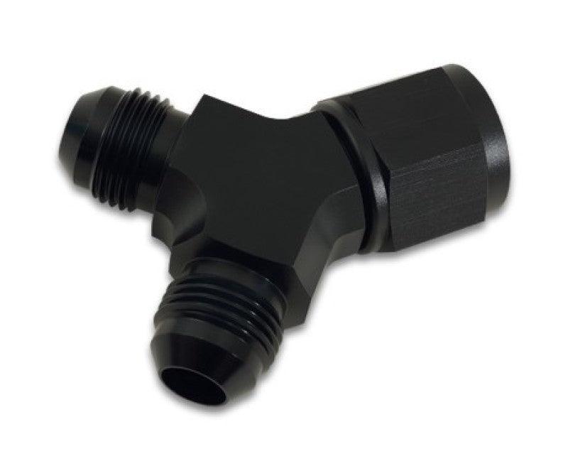 Vibrant -12AN Female x Dual -10AN Male Y-Adapter Fitting - Aluminum - Corvette Realm