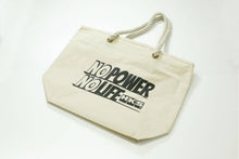 Load image into Gallery viewer, HKS No Power No Life Canvas Tote Bag