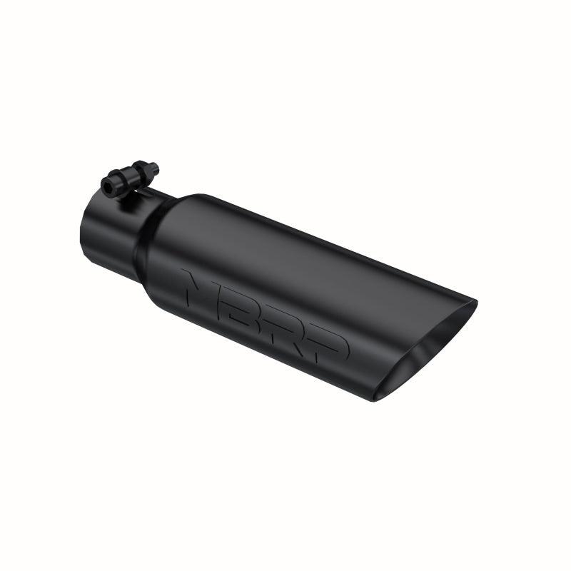 MBRP Universal Tip 3.5 O.D. Dual Wall Angled 2.5 inlet 12 length - Black Finish - Corvette Realm