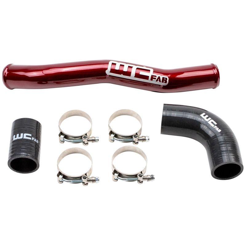 Wehrli 2020+ Chevrolet 6.6L L5P Duramax Upper Coolant Pipe - WCFab Red - Corvette Realm