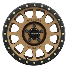 Method MR305 NV 17x8.5 0mm Offset 5x5.5 108mm CB Method Bronze/Black Street Loc Wheel - Corvette Realm