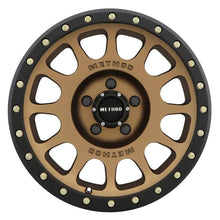 Load image into Gallery viewer, Method MR305 NV 17x8.5 0mm Offset 5x5 94mm CB Method Bronze/Black Street Loc Wheel - Corvette Realm