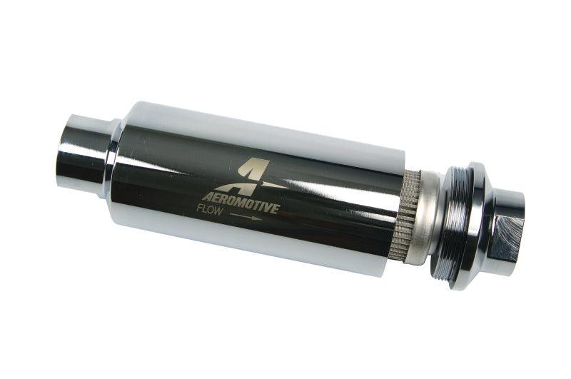 Aeromotive Pro-Series In-Line Fuel Filter - AN-12 - 100 Micron SS Element - Corvette Realm