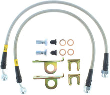 Load image into Gallery viewer, StopTech 04-08 Cadillac STS / 05-08 14-15 Chevrolet Corvette Stainless Steel Rear Brake Lines - Corvette Realm