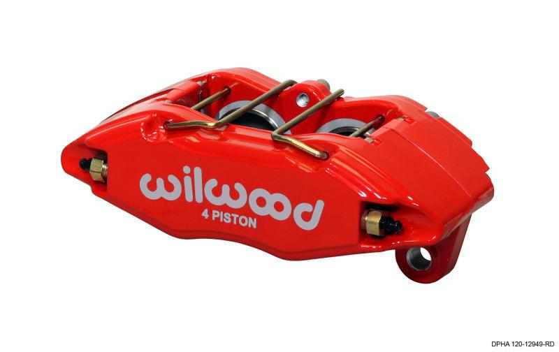 Wilwood Caliper-Dynapro Honda/Acura - Red 1.62in Pistons .83in Disc - Corvette Realm