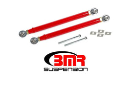 BMR 16-17 6th Gen Camaro Rear Double Adj. Rod Ends Toe Rods - Red - Corvette Realm