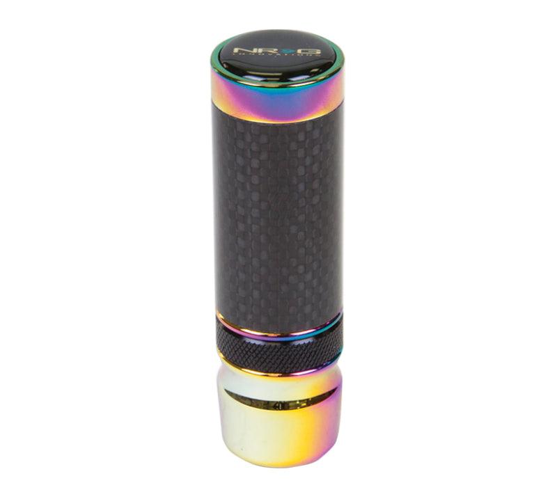 NRG Slimboy Adjustable Shift Knob (M10X1.25) Nissan / Mazda / Toyota - Carbon Fiber / Neochrome - Corvette Realm