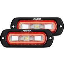 Load image into Gallery viewer, Rigid Industries SR-L Series Flush Mount LED Spreader Pair w/ Amber Halo - Universal - Corvette Realm