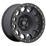 Method MR105 Beadlock 17x8.5 0mm Offset 8x6.5 130.81mm CB Matte Black w/BH-H24125 Wheel