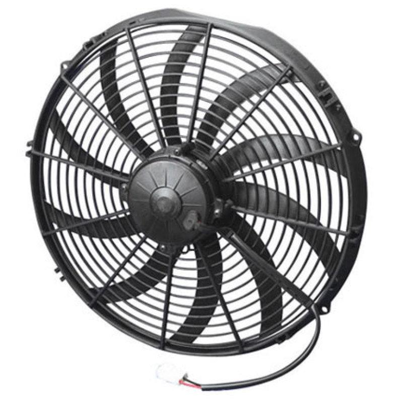 SPAL 1959 CFM 16in High Performance Fan - Push/Curved (VA18-AP71/LL-59S) - Corvette Realm