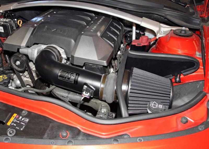 K&N 10-13 Chevy Camaro 6.2L V8 Black Performance Intake Kit - Corvette Realm